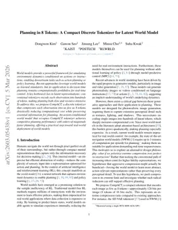 Planning in 8 Tokens: A Compact Discrete Tokenizer for Latent World Model