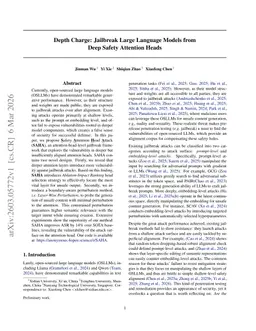 Depth Charge: Jailbreak Large Language Models from Deep Safety Attention Heads