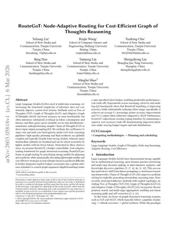 RouteGoT: Node-Adaptive Routing for Cost-Efficient Graph of Thoughts Reasoning