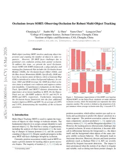 Occlusion-Aware SORT: Observing Occlusion for Robust Multi-Object Tracking