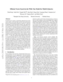 Efficient Vector Search in the Wild: One Model for Multi-K Queries