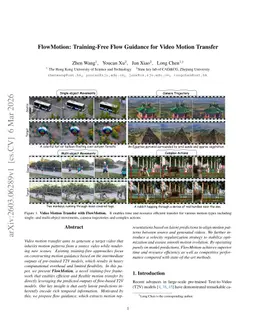 FlowMotion: Training-Free Flow Guidance for Video Motion Transfer