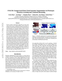 P-SLCR: Unsupervised Point Cloud Semantic Segmentation via Prototypes Structure Learning and Consistent Reasoning