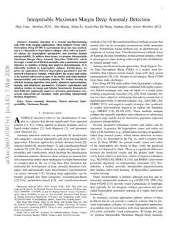 Interpretable Maximum Margin Deep Anomaly Detection