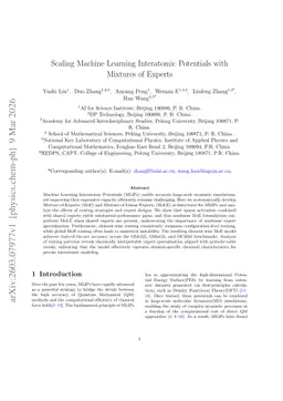 Scaling Machine Learning Interatomic Potentials with Mixtures of Experts