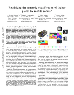 Rethinking the semantic classification of indoor places by mobile robots