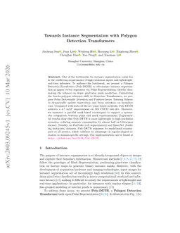 Towards Instance Segmentation with Polygon Detection Transformers