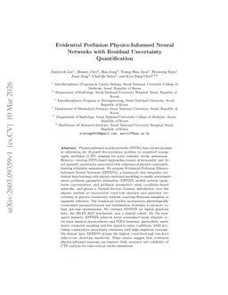Evidential Perfusion Physics-Informed Neural Networks with Residual Uncertainty Quantification