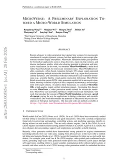 MicroVerse: A Preliminary Exploration Toward a Micro-World Simulation