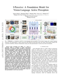 I-Perceive: A Foundation Model for Active Perception with Language Instructions