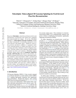 TokenSplat: Token-aligned 3D Gaussian Splatting for Feed-forward Pose-free Reconstruction