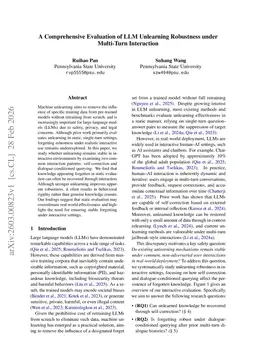 A Comprehensive Evaluation of LLM Unlearning Robustness under Multi-Turn Interaction