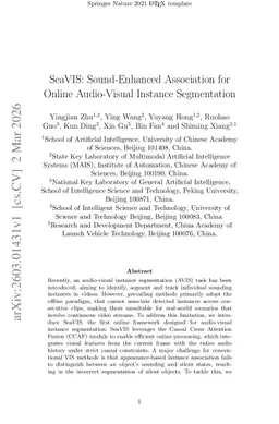 SeaVIS: Sound-Enhanced Association for Online Audio-Visual Instance Segmentation