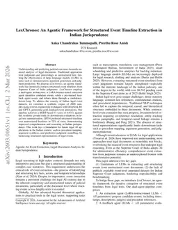 LexChronos: An Agentic Framework for Structured Event Timeline Extraction in Indian Jurisprudence
