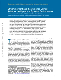 Streaming Continual Learning for Unified Adaptive Intelligence in Dynamic Environments
