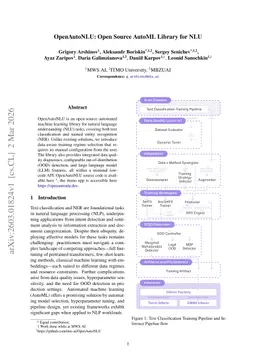 OpenAutoNLU: Open Source AutoML Library for NLU