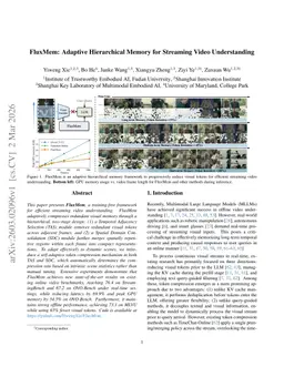 FluxMem: Adaptive Hierarchical Memory for Streaming Video Understanding