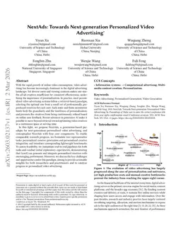 NextAds: Towards Next-generation Personalized Video Advertising