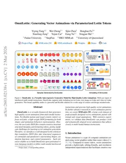 OmniLottie: Generating Vector Animations via Parameterized Lottie Tokens