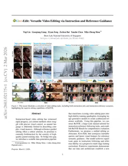 Kiwi-Edit: Versatile Video Editing via Instruction and Reference Guidance