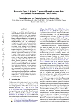 Reasoning Core: A Scalable Procedural Data Generation Suite for Symbolic Pre-training and Post-Training