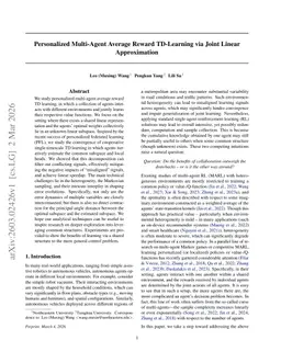 Personalized Multi-Agent Average Reward TD-Learning via Joint Linear Approximation