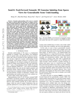 SemGS: Feed-Forward Semantic 3D Gaussian Splatting from Sparse Views for Generalizable Scene Understanding
