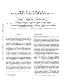 Mind the Way You Select Negative Texts: Pursuing the Distance Consistency in OOD Detection with VLMs