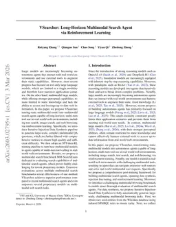 VSearcher: Long-Horizon Multimodal Search Agent via Reinforcement Learning