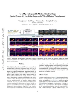 Interpretable Motion-Attentive Maps: Spatio-Temporally Localizing Concepts in Video Diffusion Transformers