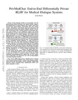 PrivMedChat: End-to-End Differentially Private RLHF for Medical Dialogue Systems