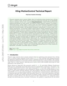 Kling-MotionControl Technical Report