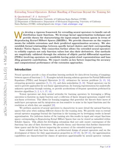 Extending Neural Operators: Robust Handling of Functions Beyond the Training Set