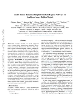 InEdit-Bench: Benchmarking Intermediate Logical Pathways for Intelligent Image Editing Models