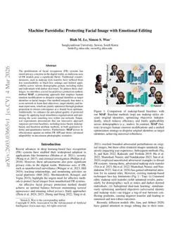 Machine Pareidolia: Protecting Facial Image with Emotional Editing