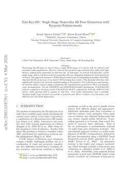 Yolo-Key-6D: Single Stage Monocular 6D Pose Estimation with Keypoint Enhancements