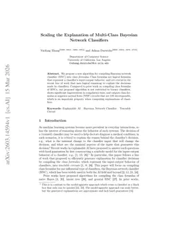 Scaling the Explanation of Multi-Class Bayesian Network Classifiers