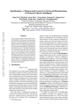 OpenHospital: A Thing-in-itself Arena for Evolving and Benchmarking LLM-based Collective Intelligence