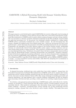 GARCH-FIS: A Hybrid Forecasting Model with Dynamic Volatility-Driven Parameter Adaptation
