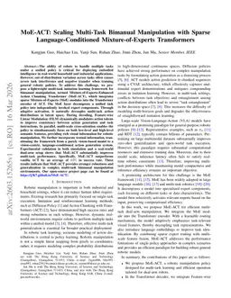 MoE-ACT: Scaling Multi-Task Bimanual Manipulation with Sparse Language-Conditioned Mixture-of-Experts Transformers