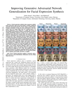 Improving Generative Adversarial Network Generalization for Facial Expression Synthesis