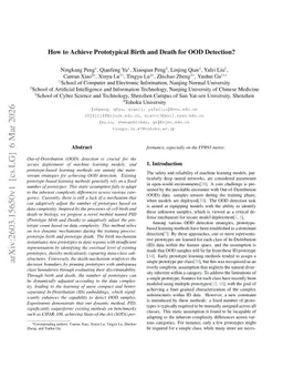 How to Achieve Prototypical Birth and Death for OOD Detection?