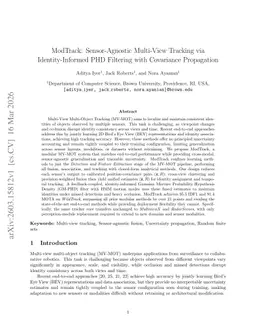 ModTrack: Sensor-Agnostic Multi-View Tracking via Identity-Informed PHD Filtering with Covariance Propagation