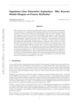 Hypothesis Class Determines Explanation: Why Accurate Models Disagree on Feature Attribution