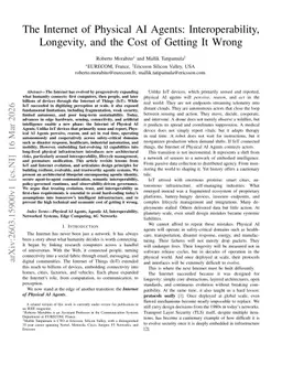 The Internet of Physical AI Agents: Interoperability, Longevity, and the Cost of Getting It Wrong