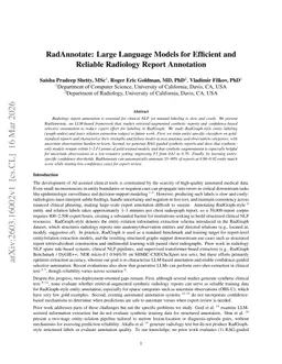 RadAnnotate: Large Language Models for Efficient and Reliable Radiology Report Annotation