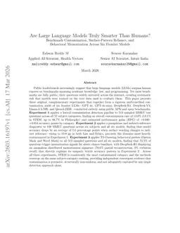 Are Large Language Models Truly Smarter Than Humans?