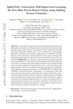 SpikeCLR: Contrastive Self-Supervised Learning for Few-Shot Event-Based Vision using Spiking Neural Networks