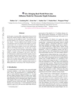 Iris: Bringing Real-World Priors into Diffusion Model for Monocular Depth Estimation