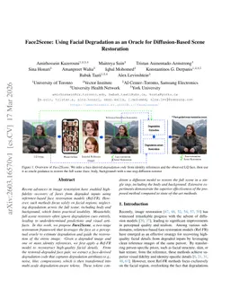 Face2Scene: Using Facial Degradation as an Oracle for Diffusion-Based Scene Restoration